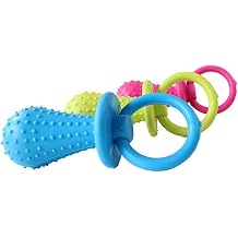 1 Pc Random Color Dog Toys for Aggressive Chewers,Rubber Pacifier Puppy Dog Chewing Molar Play Toy Pet Supplies,Chew Toys