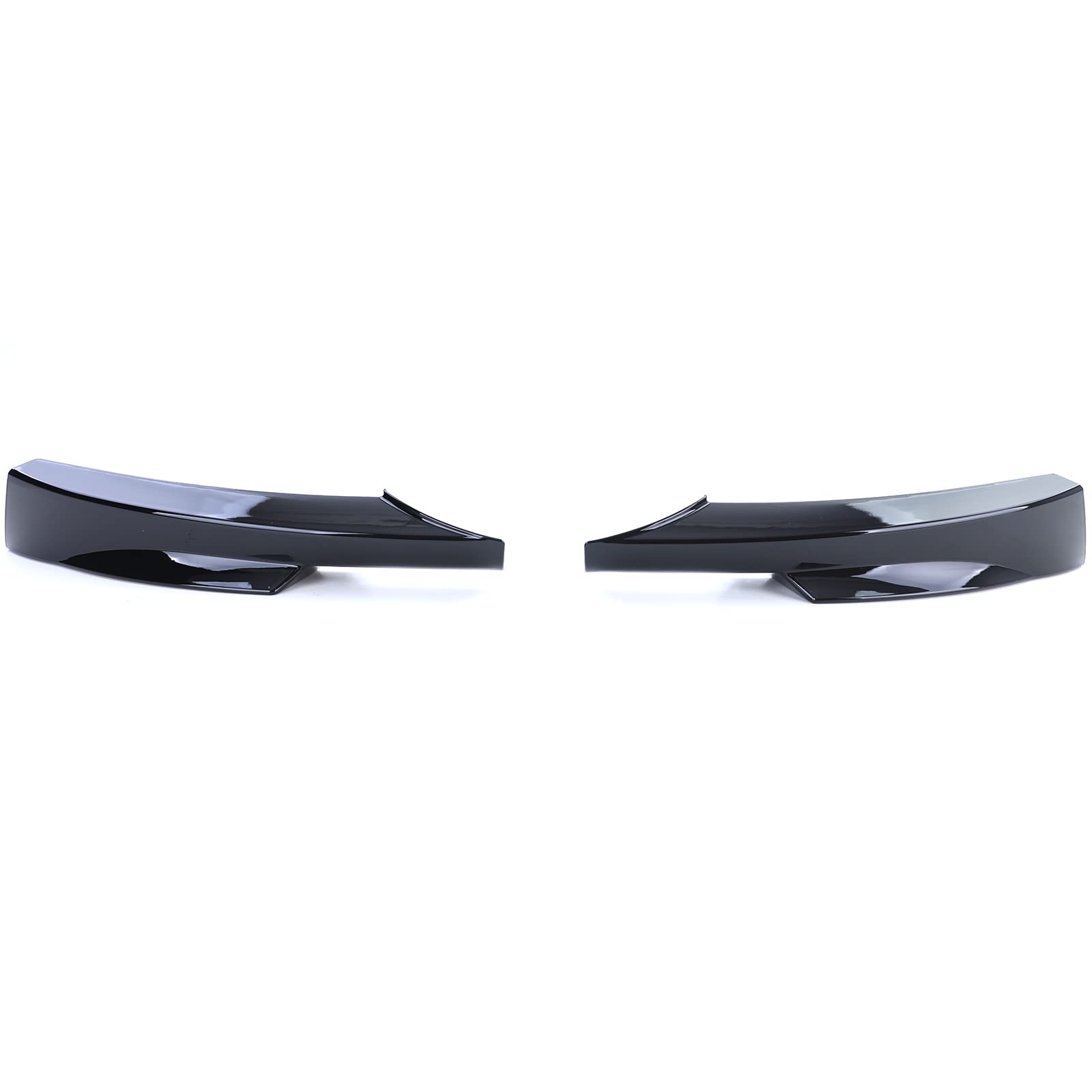 Front Spoiler Ecken Splitter Schwarz Glanz passend für 3er BMW E90 E91 08-12