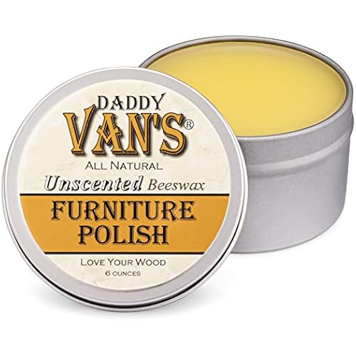 Daddy Van's All Natural Unscented Beeswax Furniture Polish
