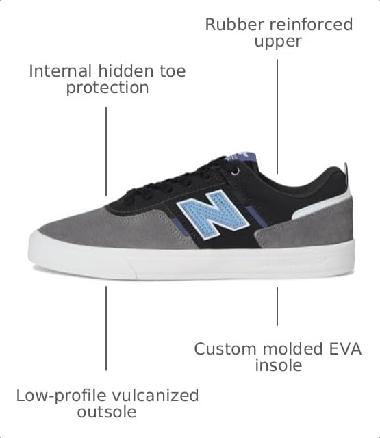 Image of New Balance Unisex Adult Numeric 306 V1 Skateboarding Shoes