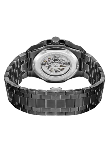 Image of French Connection Autaros Skeleton Dial Stainless Steel Automatic Watch for Men - FCA31BM