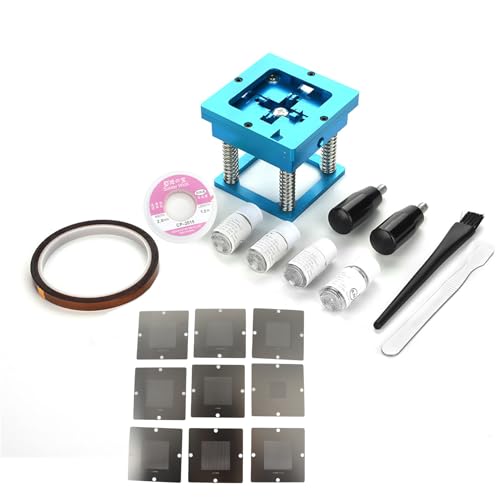 Klanata Shopping Spree Reballing Station, Reballing Solder Repair Rework Kit, Soldering Station + Stencils + Balls for BGA Repair and Rework