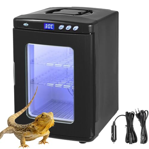 Incubadora de huevos de reptiles de precisión térmica con termostato digital de 25L
