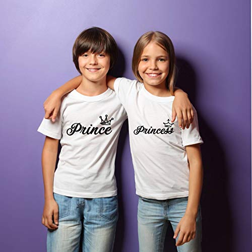 Image of Hangout Hub Sibling Tshirts Prince Princess Set 2