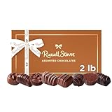 NEW - RUSSELL STOVER Assorted Milk & Dark Chocolate Gift Box, 32 oz. (≈ 56 pieces)