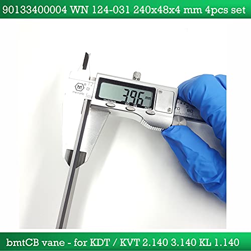 7 pcs carbon vane set for becker Rotary Pump DVT 2.140 DVT 3.140 90133400007 240mm x 48mm x 4mm bmtCB