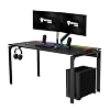Secretlab Magnus Metal Desk | Ergonomic Gaming Desk with Magnetic Ecosystem | in-Built Cable Management Tray | Ultra-Durable | Black & Red Magnetic Leatherette Desk Mat | 5-Year Warranty