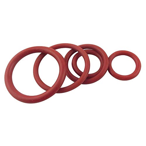 SANKUAI 500 unidades de juntas tóricas de goma de 1 mm de grosor 4/5/6/7/8/9/10/11/12/13/14 mm de diámetro exterior. Juntas tóricas juntas arandelas 500 unidades (tamaño : 10 x 8 x 1 mm) Cover