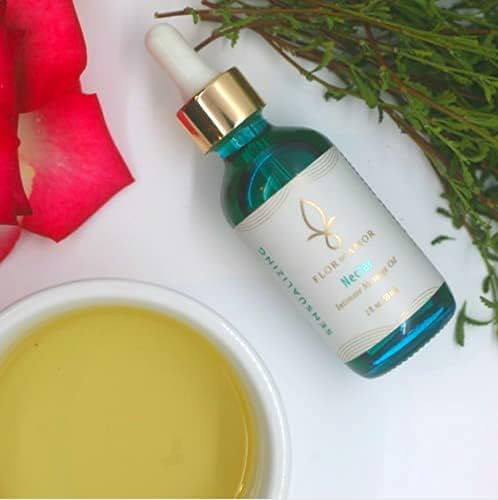 Miniatura 3 de Flor De Amor Aceite de masaje sensual para parejas placer, aceite corporal de aromaterapia relajante con aceites esenciales orgánicos de damiana y