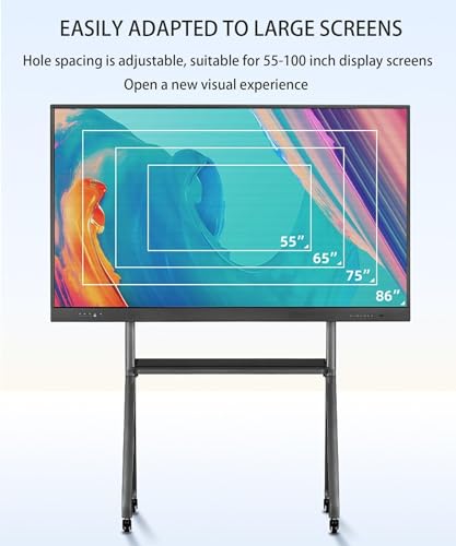 Soporte para TV LCD con ruedas para pantallas 55-86 pulg miniatura 4