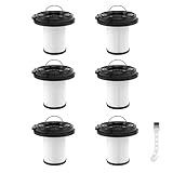 6Pack XR Filter Replacement for Bissell Cleanview XR 200W/ Cleanview XR Pet 300W Stick Cordless Vacuum Cleaner 3789U 3789X 3797V 3797W 3789 3797