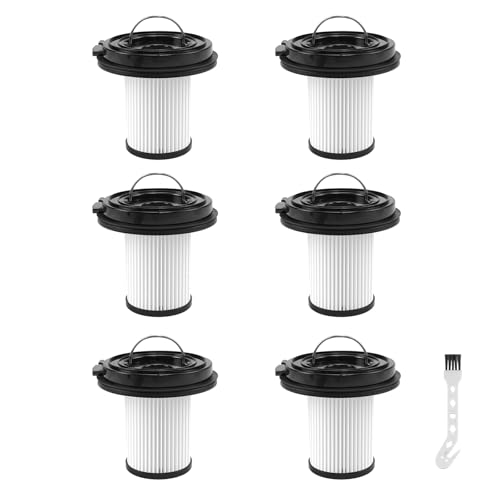 6Pack XR Filter Replacement for Bissell Cleanview XR 200W/ Cleanview XR Pet 300W Stick Cordless Vacuum Cleaner 3789U 3789X 3797V 3797W 3789 3797