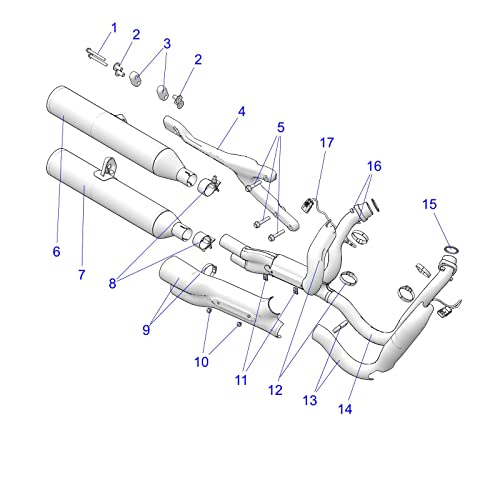 Indian Motorcycle Worm Drive Clamp, Genuine OEM Part 7082310, Qty 1