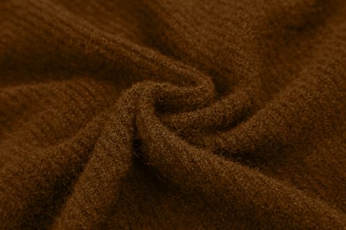Image of Women's Knit Cardigans Open Front Long Sleeve V Neck Button Down Loose Cardigan Sweaters Cable Knit Outwear Coats