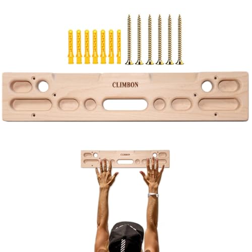 Planche d'escalade en bois noble pour un entraînement de roche ergonomique