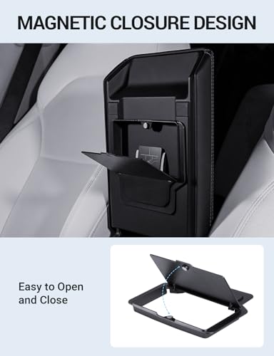 Image of Motrobe 4PCS 2026 Center Console Organizer Tray for Tesla Model Y Juniper & Model Y L (Only Premium & Performance 2026 /2025) Model 3 Highland (Standard, Premium & Performance 2024 /25 /26) Accessories
