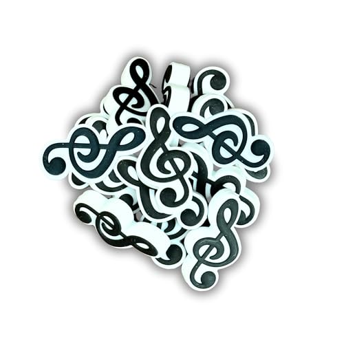 Perles focales en silicone de 1,4 cm avec cercle blanc pour stylos et cintres Freshie (Lot de 12)