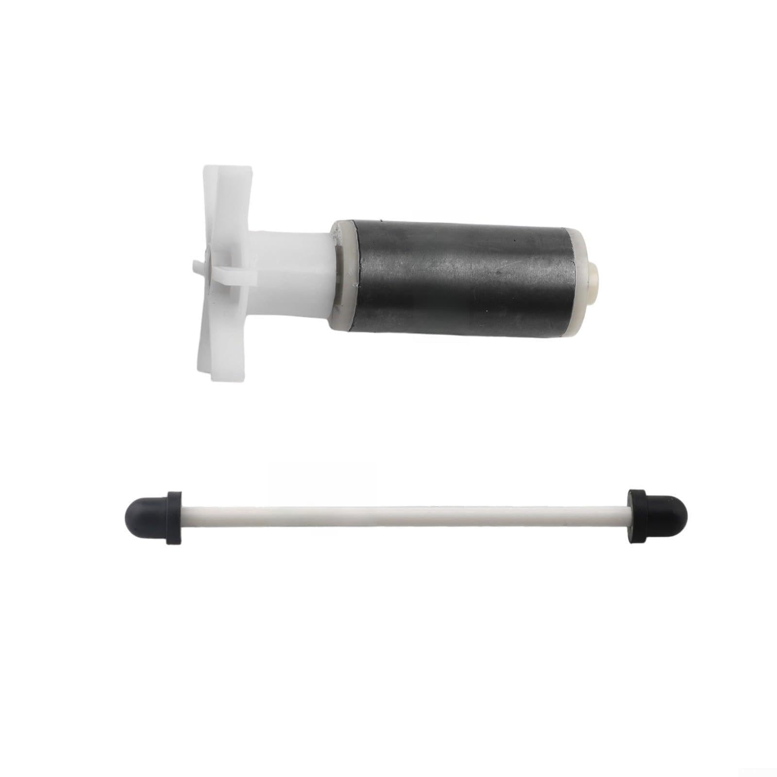 Replacement rotor for submersible pumps, stainless steel shaft, plastic impeller, quiet operation, aquarium filter accessories, 29 x 21 mm (5 m)