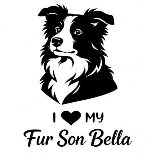 Autocollant Voiture Personnalisé Animal de Compagnie - Décalque Vinyle Personnalisé Silhouette Chien Chat, pour Voitures Ordinateurs Portables, Cadeau...