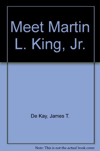 MEET MARTIN L KING JR 0394900553 Book Cover