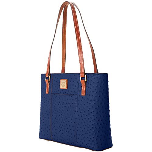 Dooney & Bourke Handbag, Ostrich Small Lexington Tote - Navy2