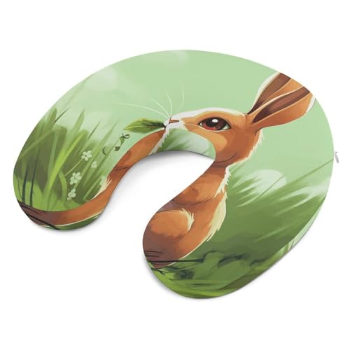 Almohada en U espuma viscoelástica tamaño único miniatura 6