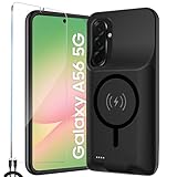 Schutzhülle für Galaxy A36 / A56, Ladegerät, wiederaufladbar, 10.000 mAh, mit externer Akkuhülle, kabellos, magnetisch