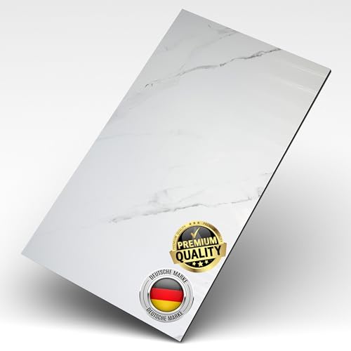 AS Country Stone Wandpaneele in Marmoroptik | 60x120 cm | 4 Stück | PVC Wandverkleidung aus Kunststoffplatten für Küche, Bad & mehr | Küchenrückwand Platte Wandpaneel | Hokkaiodo