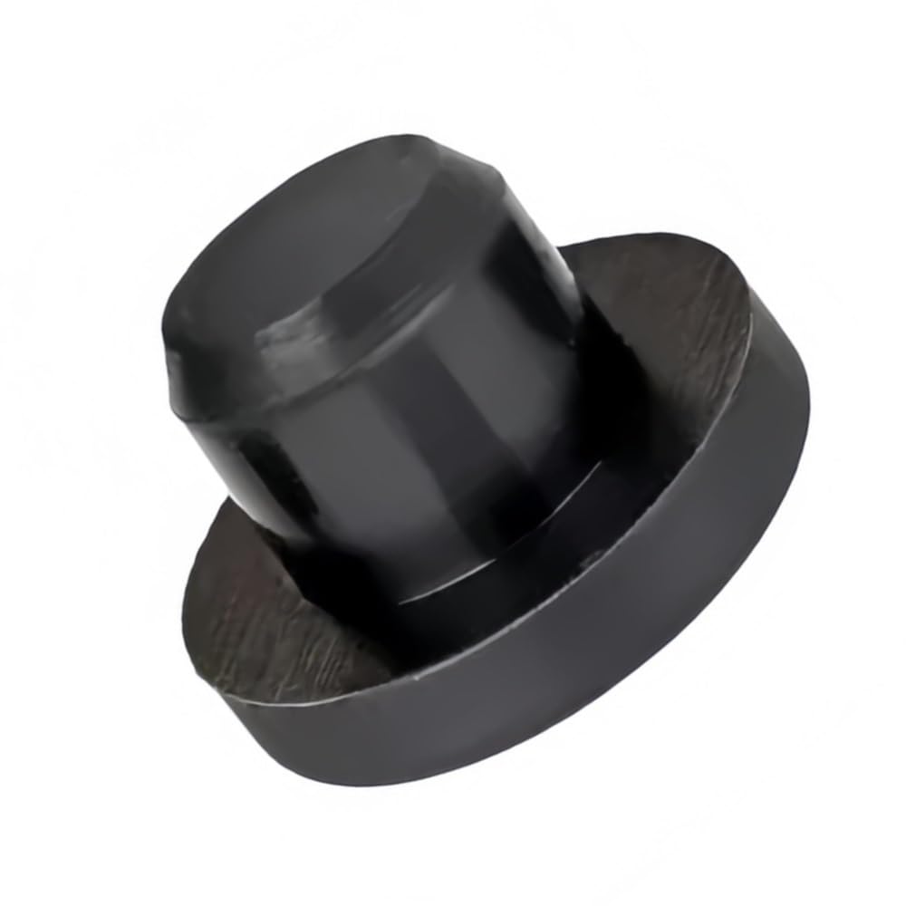 Solid Silicone Hole Plugs, T Shaped High Temperature Resistance Seal Stoppers Caps for Sink Holes 20pieces(Black,12.5mm)