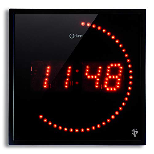 Orium Horloge à LED Radio contrôlée