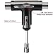 Merkapa Ratchet Skateboard T Tools All in One Tool (Black)