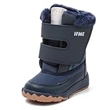 [イフミー] スノーシューズ ワンベルトブーツ ボーイズ NVY 19.0 cm 3E
