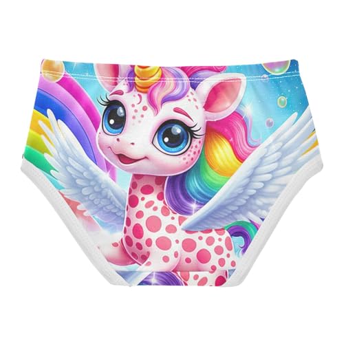 Stylish Toddler Underwear Custom 2t Cotton Little Girl Panties Cute Colorful Unicorn Rainbow Briefs Undies Kids2