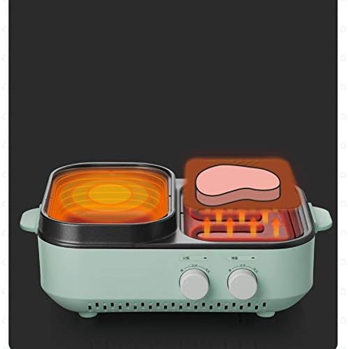 Parrilla Eléctrica Barbacoa con Olla Shabu-shabu Multifunción 1200W miniatura 9