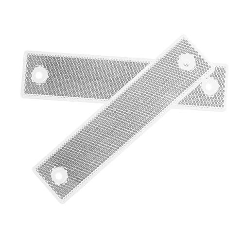 2 reflejantes rectangulares para seguridad vial miniatura 1