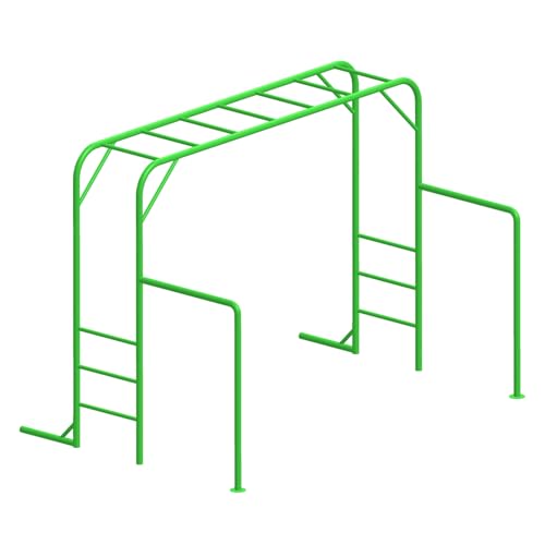 LeisureStar Outdoor Monkey Bar Set with Climbing Frame,...