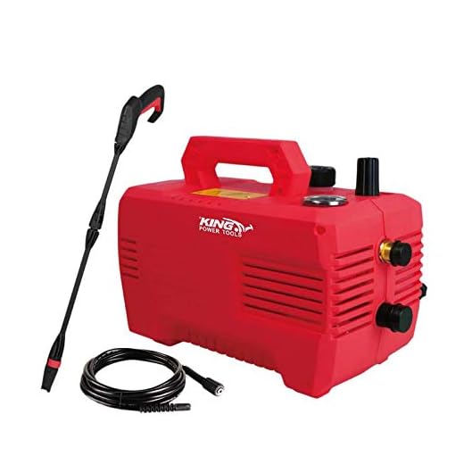 KING High-Pressure Washer Induction Motor (Red)