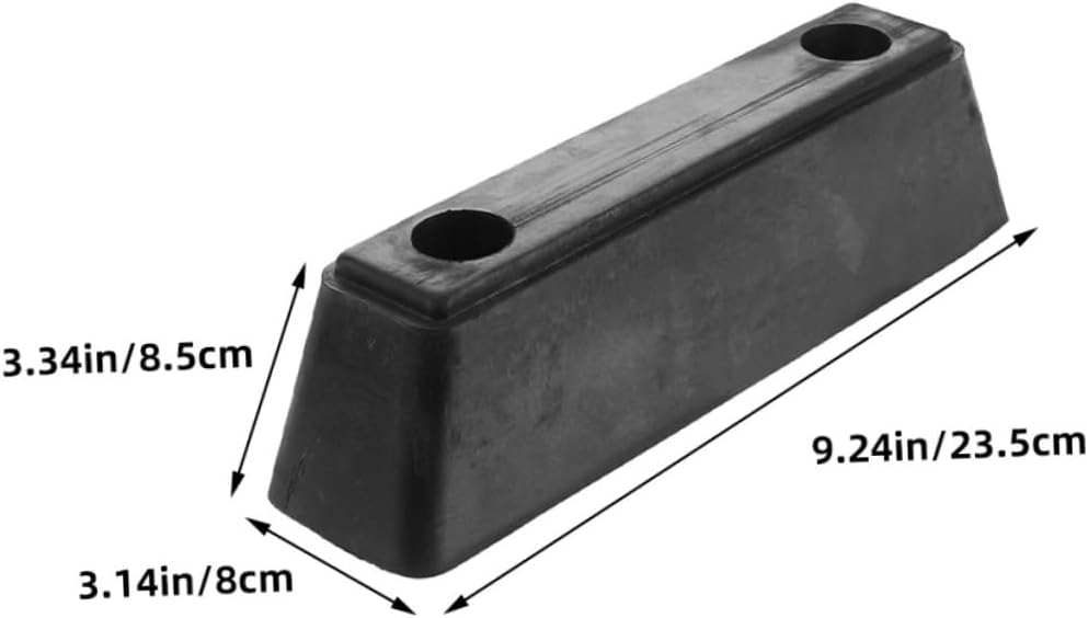 Thick Rubber Trailer Rear Bumper Protector Block Impact-Absorbing Car Bumper Guard for Trucks Rubber Cushion Stopper Stylish Truck Cargo Area Shield Buffer Pad for Vehicle