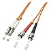 Price comparison product image LINDY 1m LC-ST OM2 50/125 Fibre Optic Patch Cable