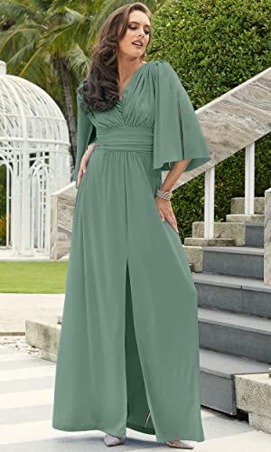 Image of KOH KOH Womens Long Bridesmaid Semi Formal Wedding Guest Maxi Dress Gown