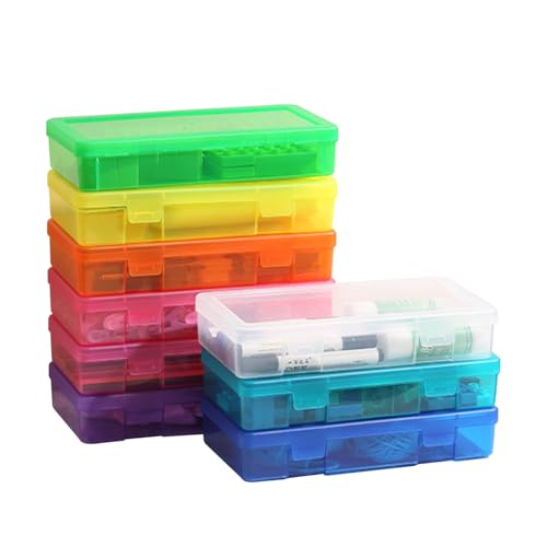 Image of Plastic Hobby Art Craft Organizer (Medium&Color-9 Pack)