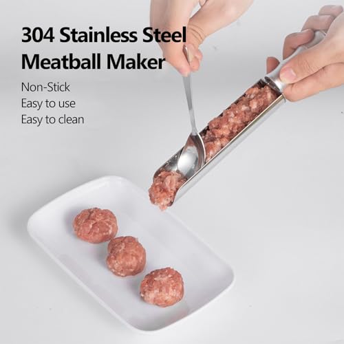 Cuchara para hacer albóndigas sin mancharte las manos, utensilio de cocina limpio 3
