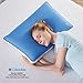 Columbia Cooling Gel Memory Foam Pillow - Comfortable and Supportive with Cooling & Breathable Features - Removable Washable Cover, Queen