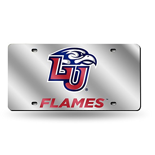 Rico Liberty University Flames Acrylic License Plate Laser Tag