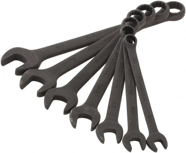 Paramount 14 Piece Black Oxide Combination Wrench Set: 3/8" to 1-1/4"