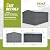 LISHANMY 10' x 12' Steel Outdoor Storage Shed, Lockable Doors, Heavy-Duty Tool House for Garden and Patio, Gray