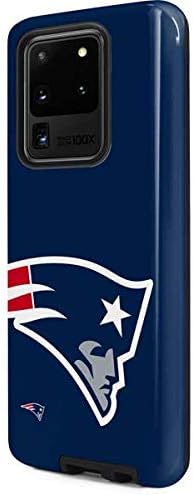 Skinit Pro Phone Case Compatible with Galaxy S20 Ultra 5G - Officially Licensed NFL New England Patriots Large Logo Design