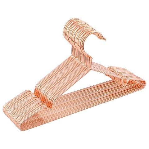 SONGMICS Kleiderbügel Kinder/Baby Roségold Metall Cover