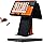 ANYSCALE A5D 15.6' Touch Main Screen with 11.6' Customer Display Built-in Thermal Receipt Printer POS System for Retail Stores Service Shop SET01