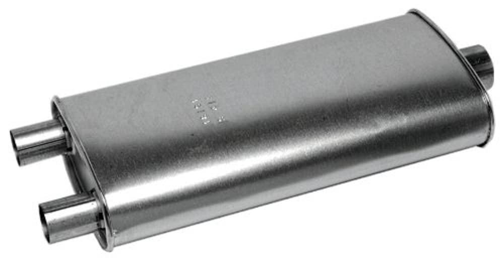 Walker SoundFX 18191 Direct Fit Exhaust Muffler 2.5" Inlet (ID) 2" Outlet (OD) for Chevrolet C10
